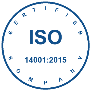 ISO 14001:2015 certified — Environmental management